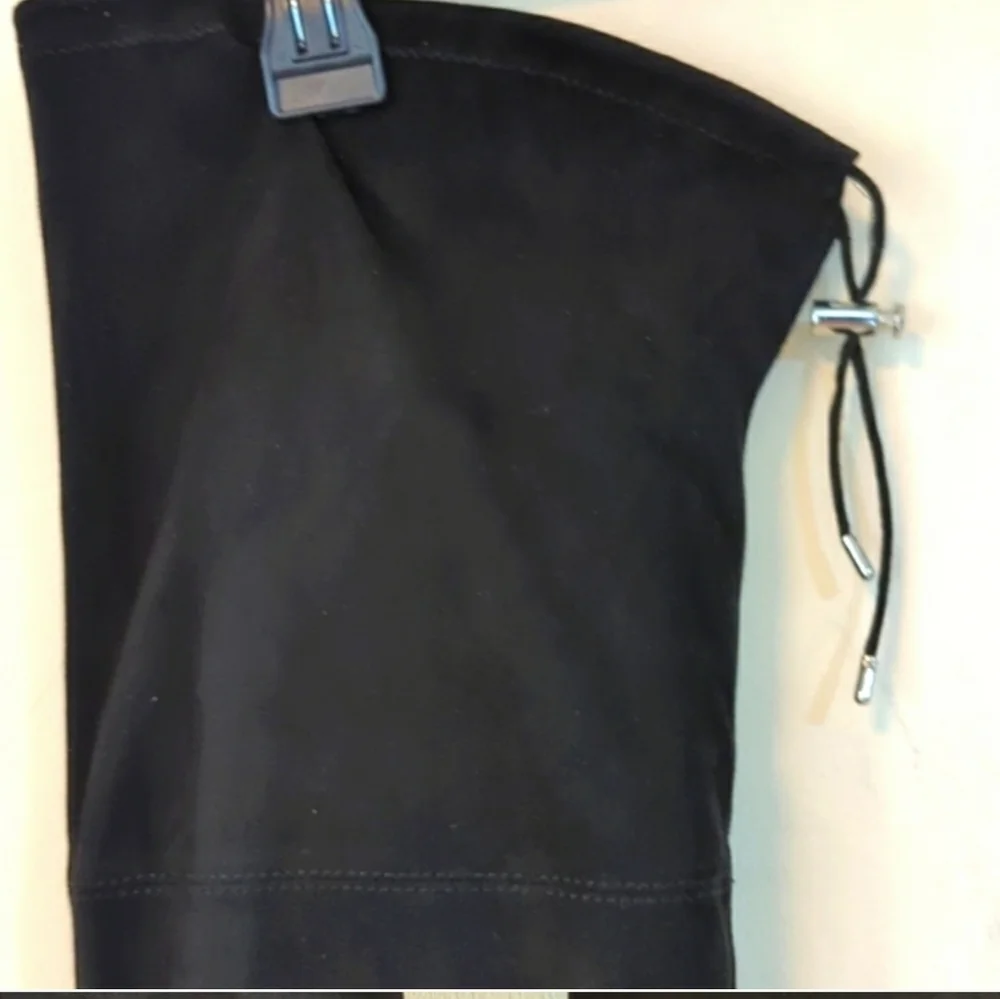 Sam Edelman Kent Black heeled Over the Knee faux suede Boots size 10